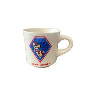 Vintage 1985 Hawk Mtn Scout Reservation Diamond Jubilee Camp Leader Mug